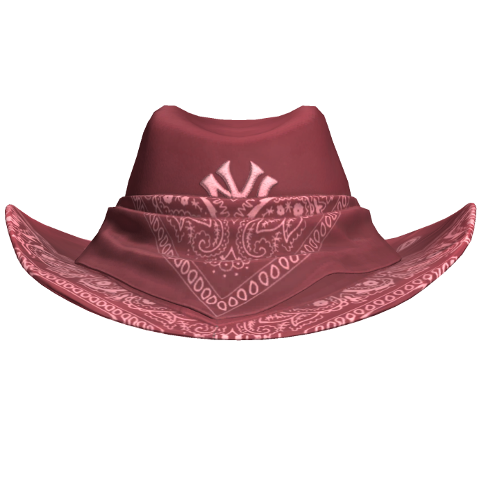 Red NYC Bandana Cowboy Hat