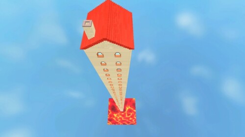 Can you survive lava in a 100 story house?
