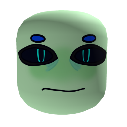 Clean Tired Octopus Face M [Pastel Green] Roblox item