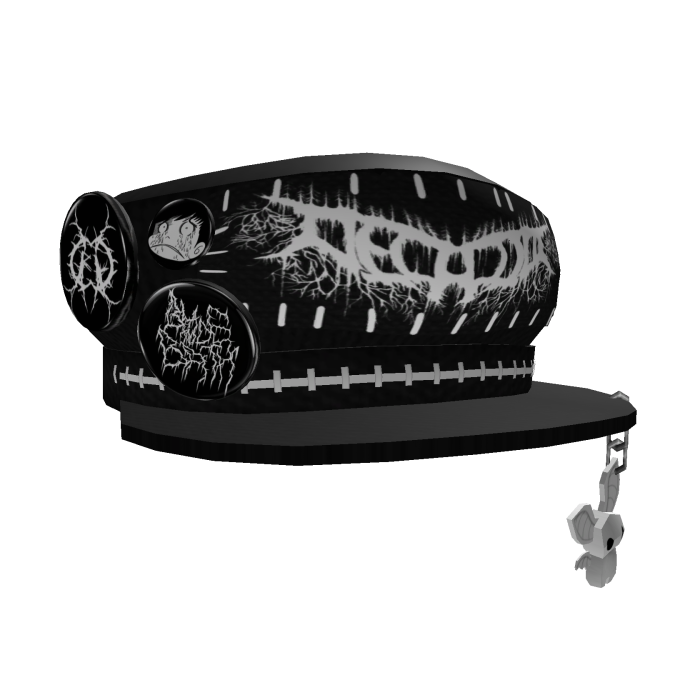 patrol cap emo rock style (￣ ‘i ￣;)