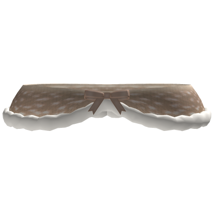 cute winter fawn shoulder piece