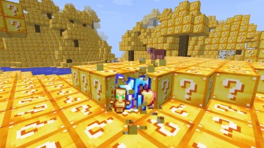 ⛏️ModdedCraft💛 (GOLD LUCKY BLOCKS)