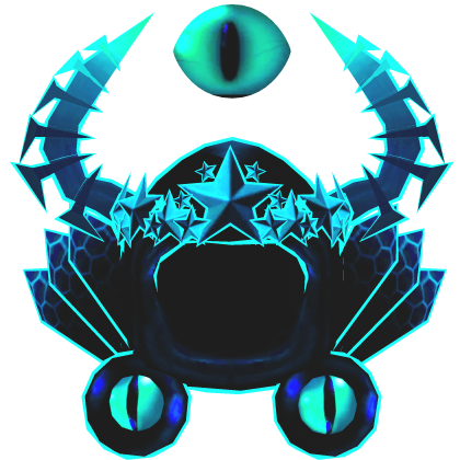 [Animated Eye] Cyan Dominus + Horns + Crown