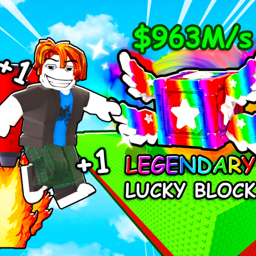Fly a Jetpack for Lucky Blocks