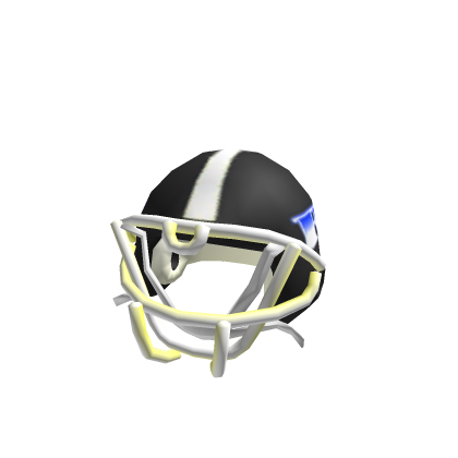 Blue/Gold/Black/White Football Helm