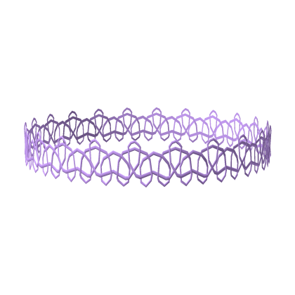 🧁kawaii cute lil purple net lace choker tweencore
