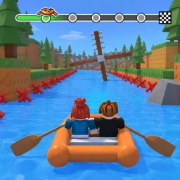🥇 Paddle Together! [2 Player Obby] icon