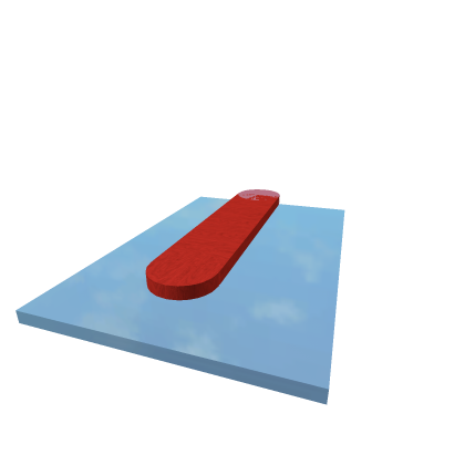 Red snowboard
