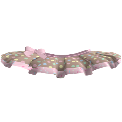♡ cute pink brown skirt tutu tweencore kawaii mori Roblox item