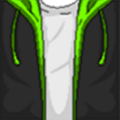 Black and Green Jacket (T-Shirt) (Green Version) Roblox decal
