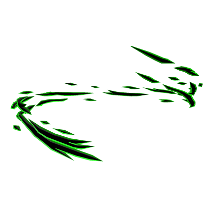 Green Flame Aura - Top