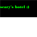scary'# hotel