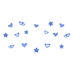 Blue Star and Heart Aura
