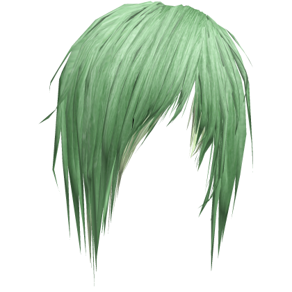 Sideswept Fringe Addon`pastel green Roblox item