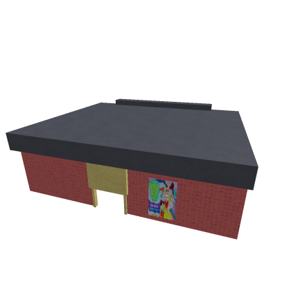 Small Brick Building Real/Cartoony