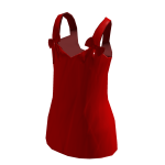 Cute ribbon red dress