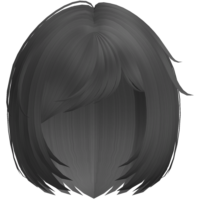 ♱ cute gothic short messy bob in grey