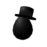 Egg with the tophat