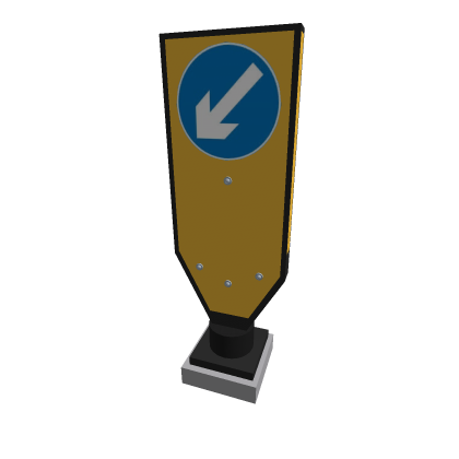 uk road bollard marker