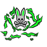 Psycho Bunny Rare Aura_Black-Green