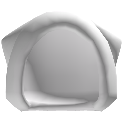♱ Cat hood In White