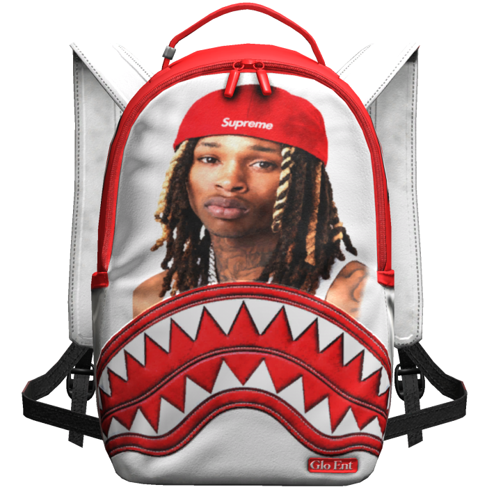 (1.0) Red King Von Sprayground Backpack