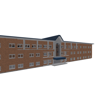 Modern Brick School Building