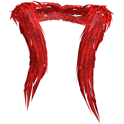 Hot Red Victorian Boa Neck Scarf