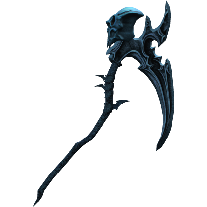 Halloween Blue Horror Bone Skeleton Scythe  Roblox item
