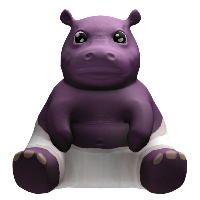 Fat Poopy Stain Hippo