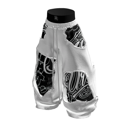NIRO CO Y2K Baggy Graffiti Aesthetic Pants 3