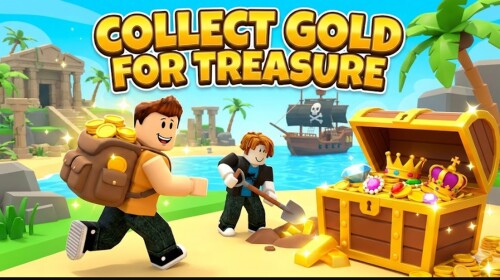 Collect gold for treasure