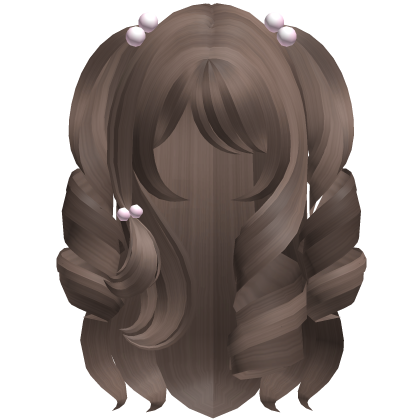 Cute Long Princess Curls In Light Brown Roblox item