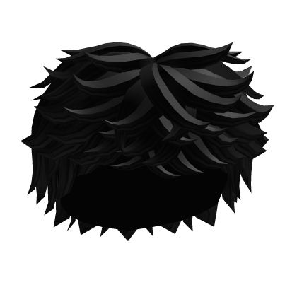 Black Messy Hair Roblox item