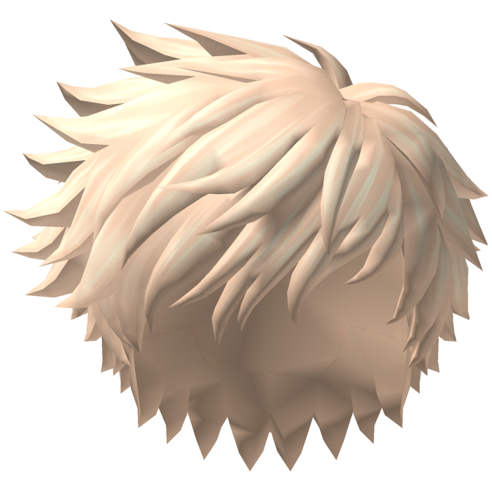 Blonde Messy Anime Hair