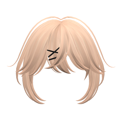 Cute Anime Bangs with Hair Clips(Blonde) Roblox item