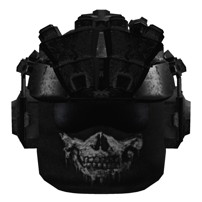 Black Tactical Helmet