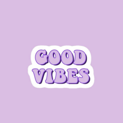 purple quote good vibes Roblox decal