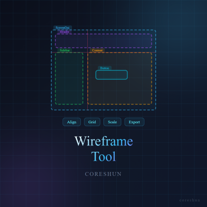 UI Wireframe Tool