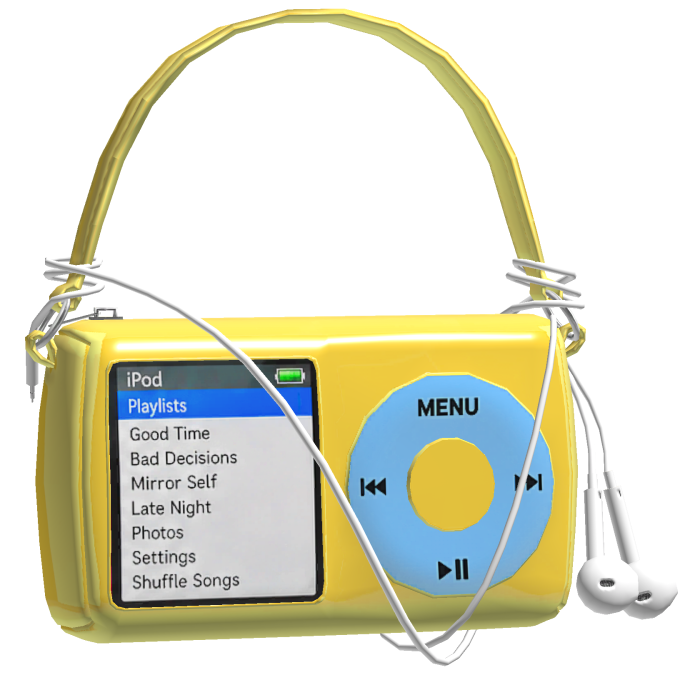 Yellow & Blue  MP3 Shoulder Bag
