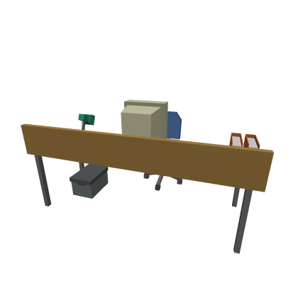 Low Poly Computer Set