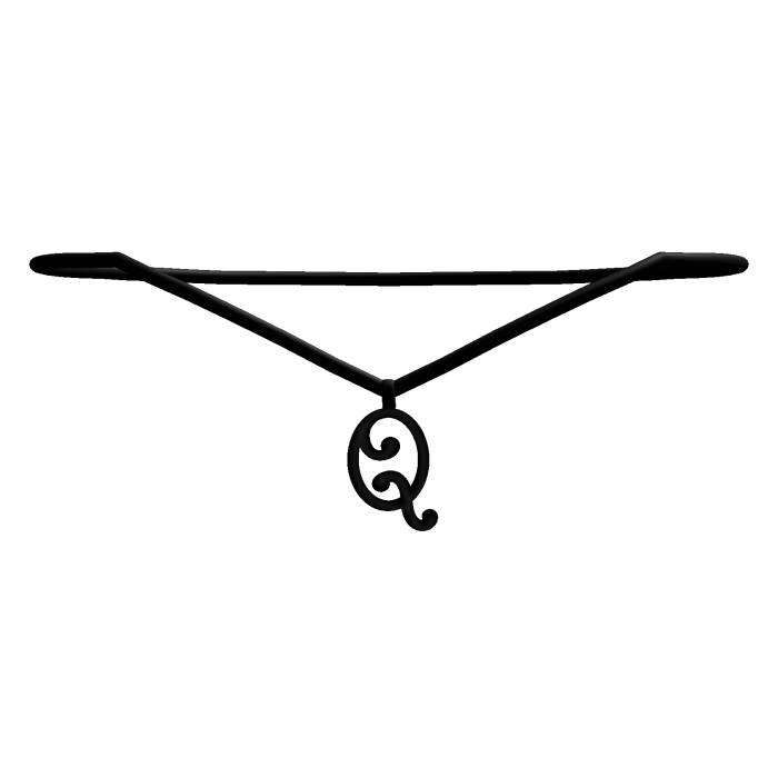 ꒰1.0꒱ BB initial necklace: Q
