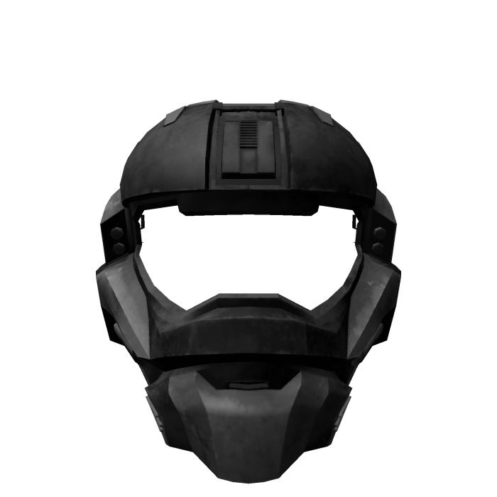 Augmented Soldier's Commando Black Helmet