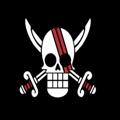 Red Haired Pirates Logo Roblox decal