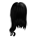 Black Middle Part Celeb Curled Hair