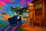 Cart ride into Brainrots