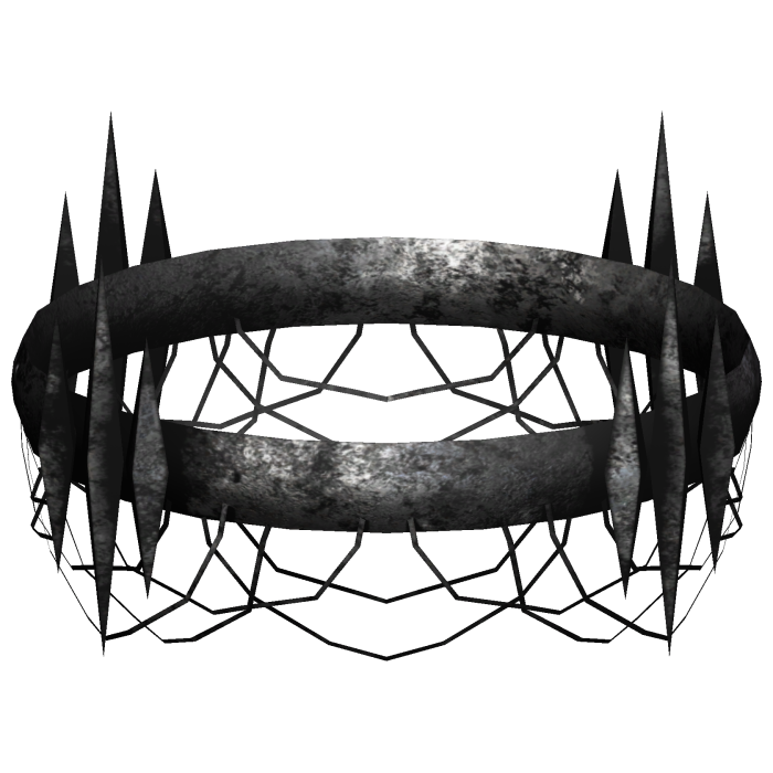 Black Gothic Horror Halo Crown