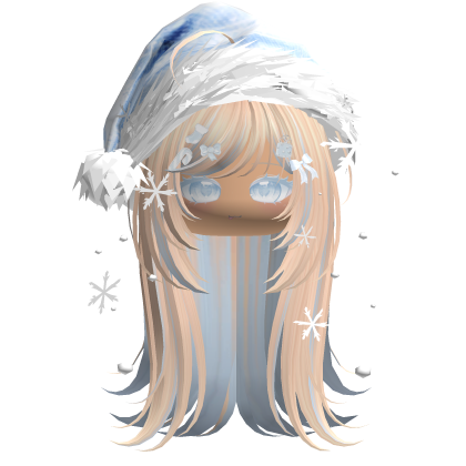 Emo Vamp Christmas Hair (Blonde&Blue)
