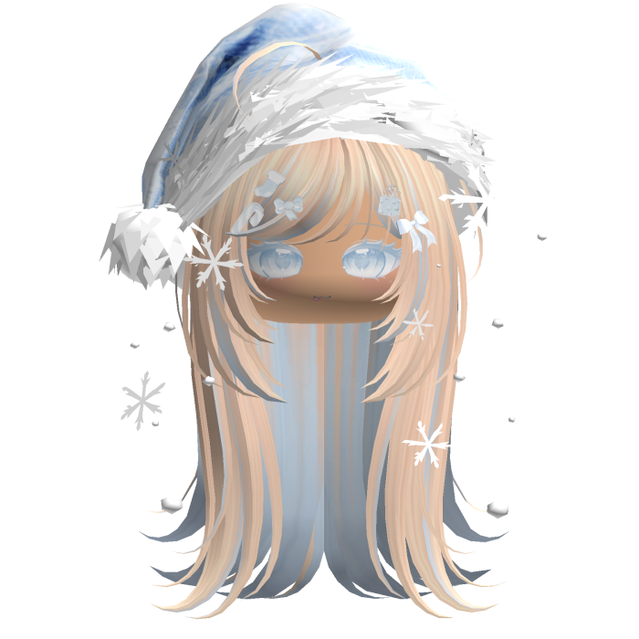 Emo Vamp Christmas Hair (Blonde&Blue)
