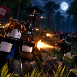 You and army VS zombie army icon